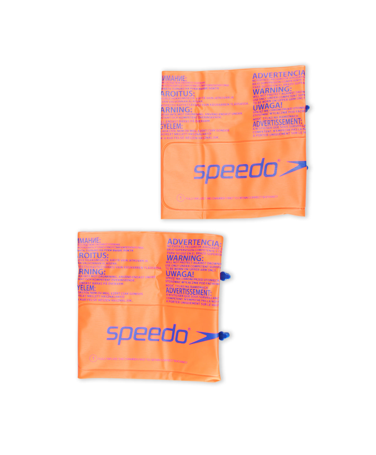 Speedo Rollup Junior Armbands - Orange - 2-12 Years