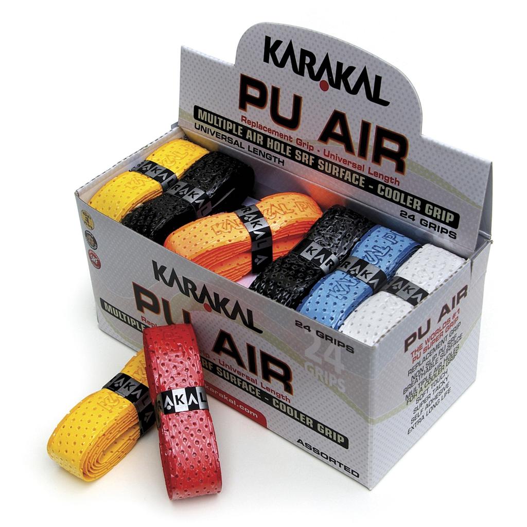 Karakal Coloured PU Super Air Grip (Pack of 24) - Assorted