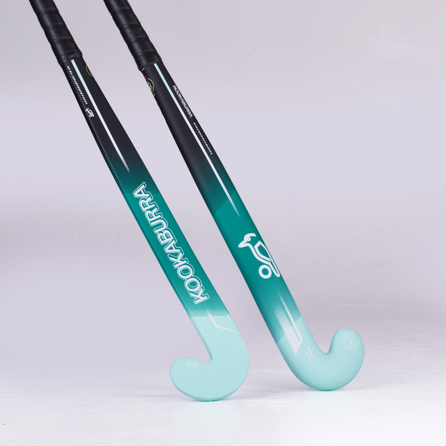Kookaburra Envy M-Bow Hockey Stick - Black/Blue - 34" Light