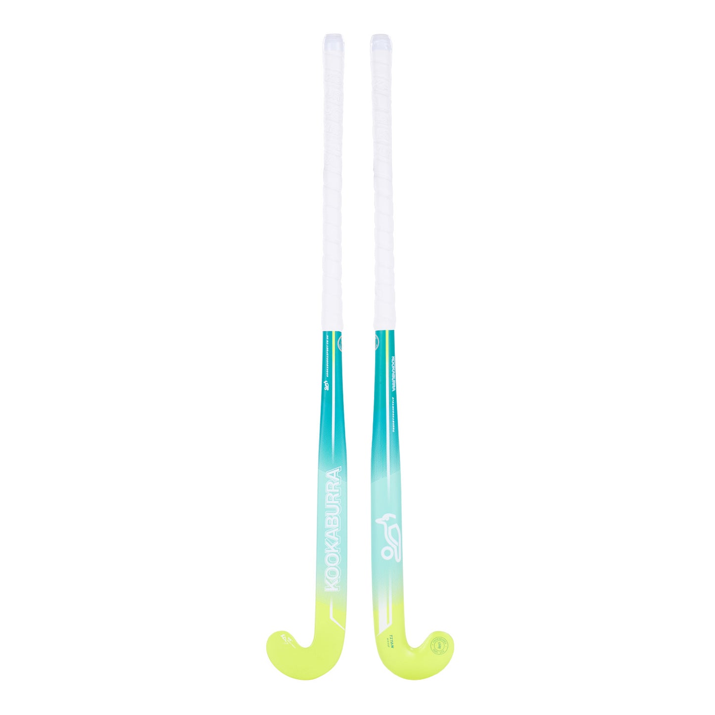 Kookaburra Titan Wooden Hockey Stick - Blue/Yellow