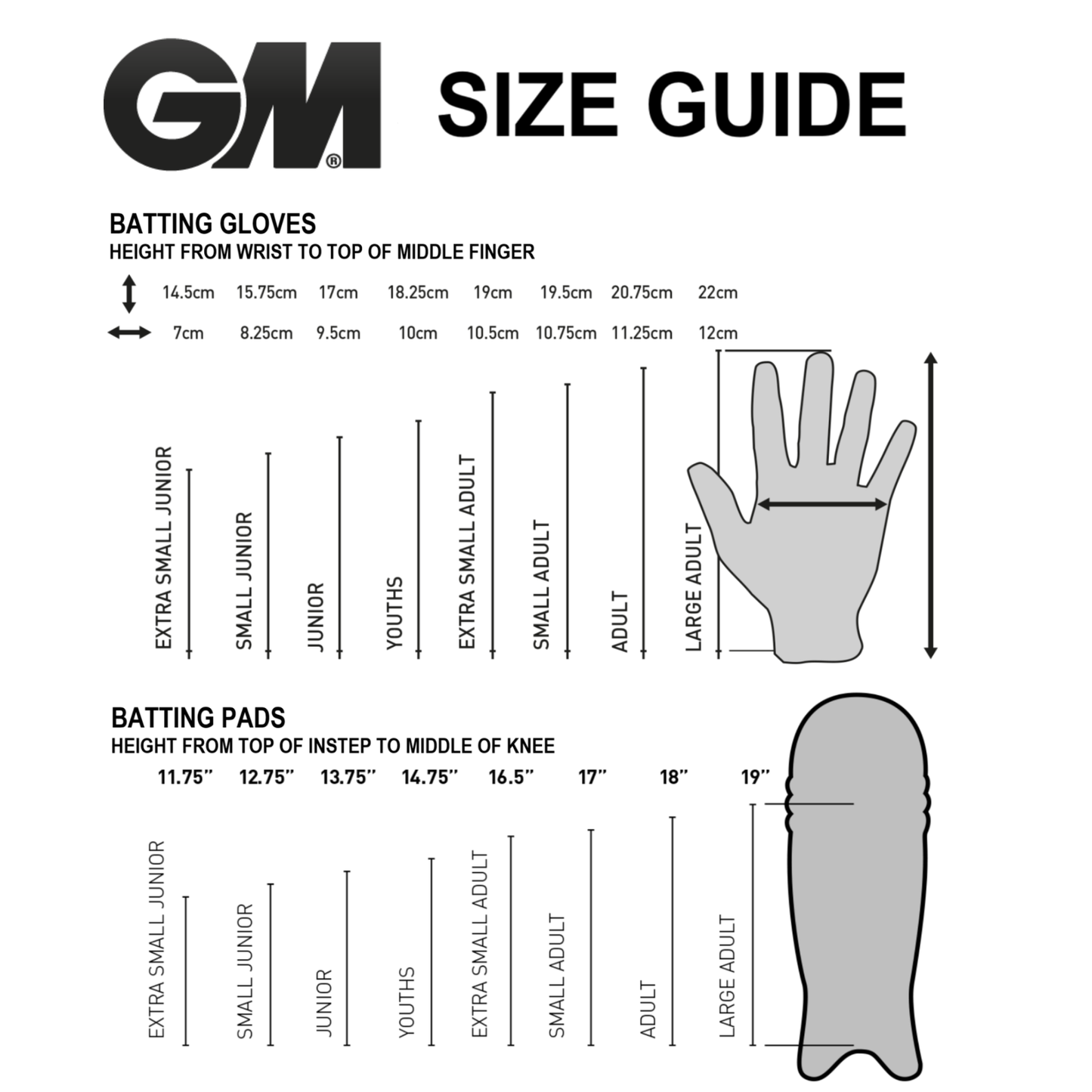 Gunn and Moore Mana Batting Gloves- RH