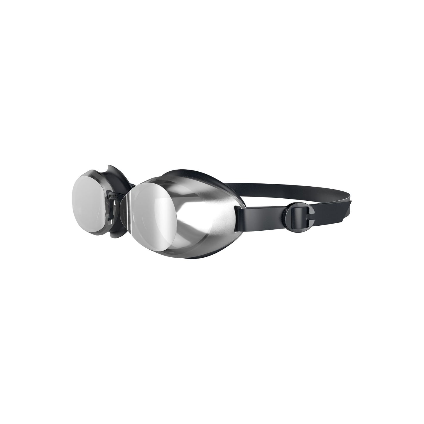 Speedo Jet 2.0 Mirror Goggles - Adult - Black/Chrome