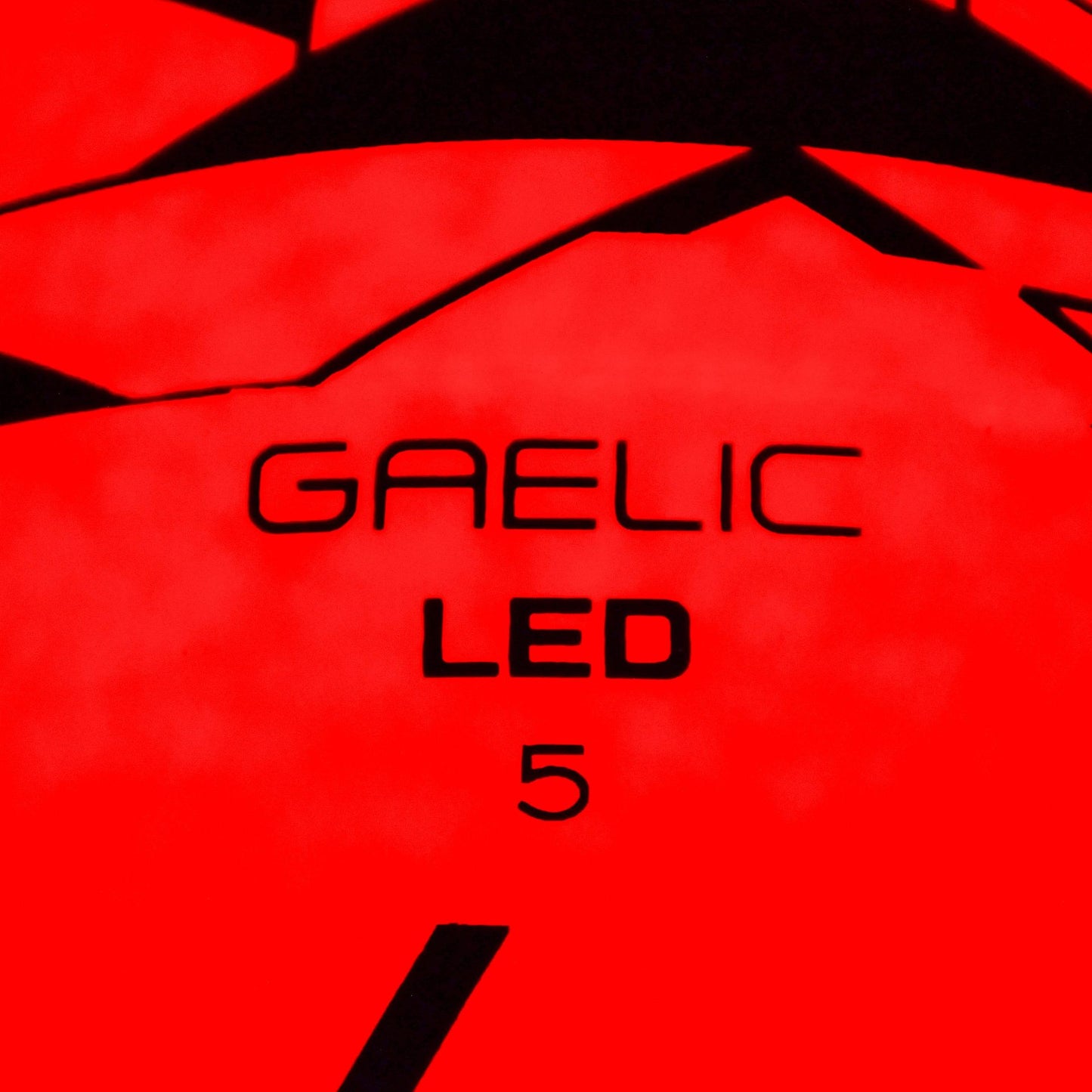 Murphy's LED Light up Gaelic Football - Fluo Orange/Black - Ball Size 5