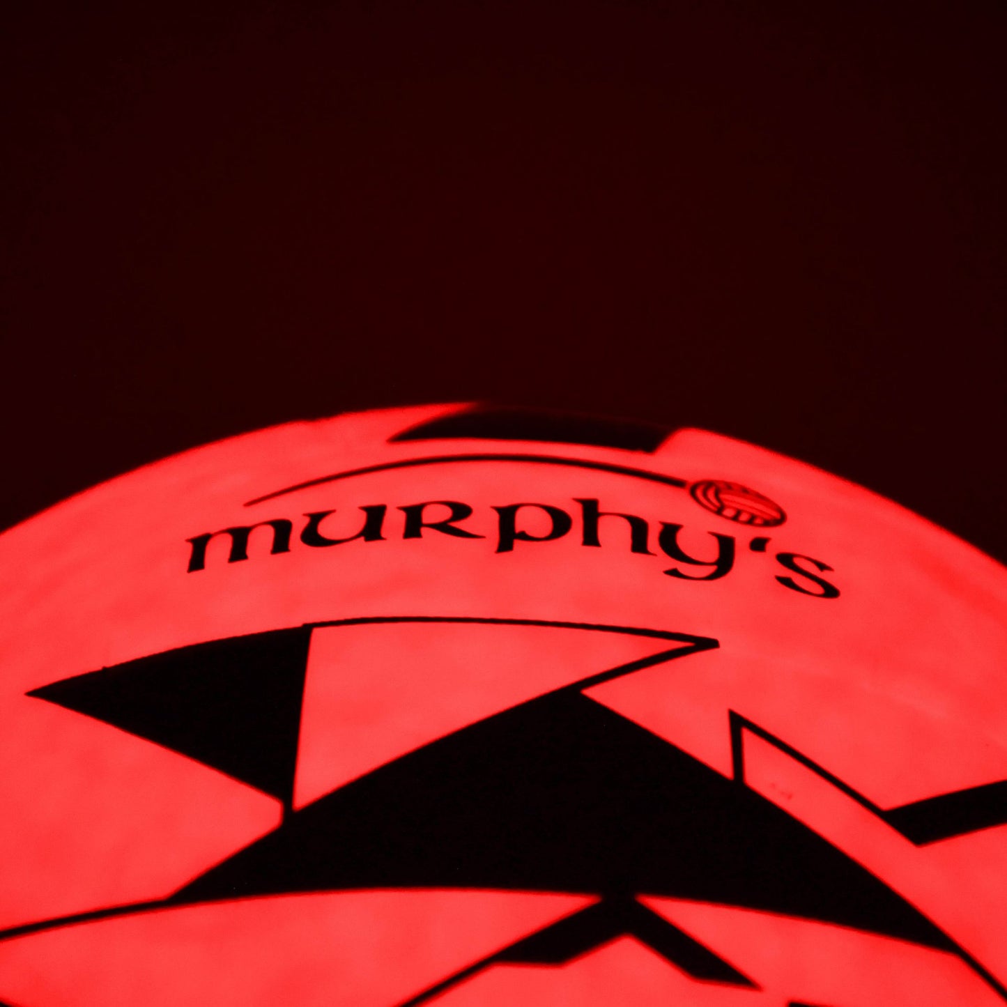 Murphy's LED Light up Gaelic Football - Fluo Orange/Black - Ball Size 5