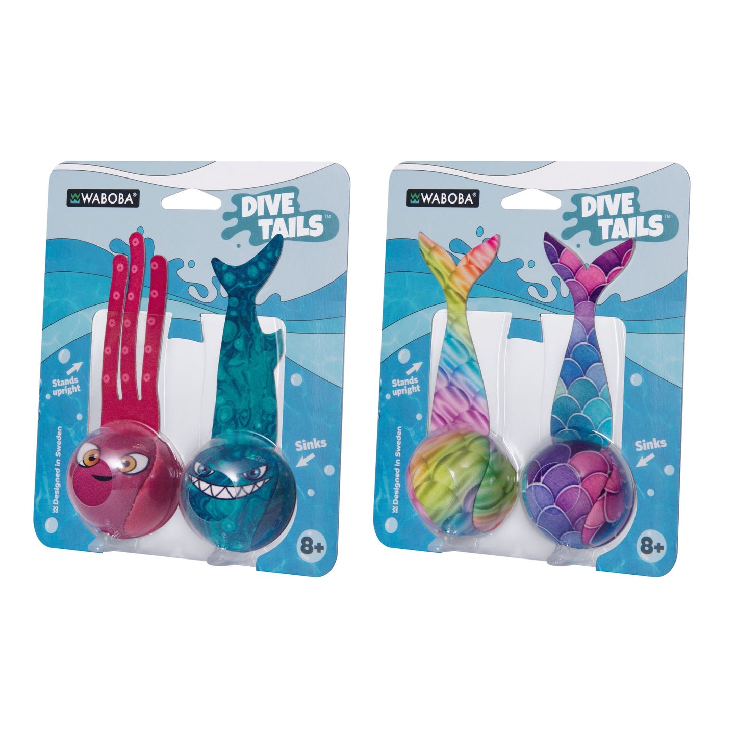 Waboba Dive Tails - Assorted - Pack of Two