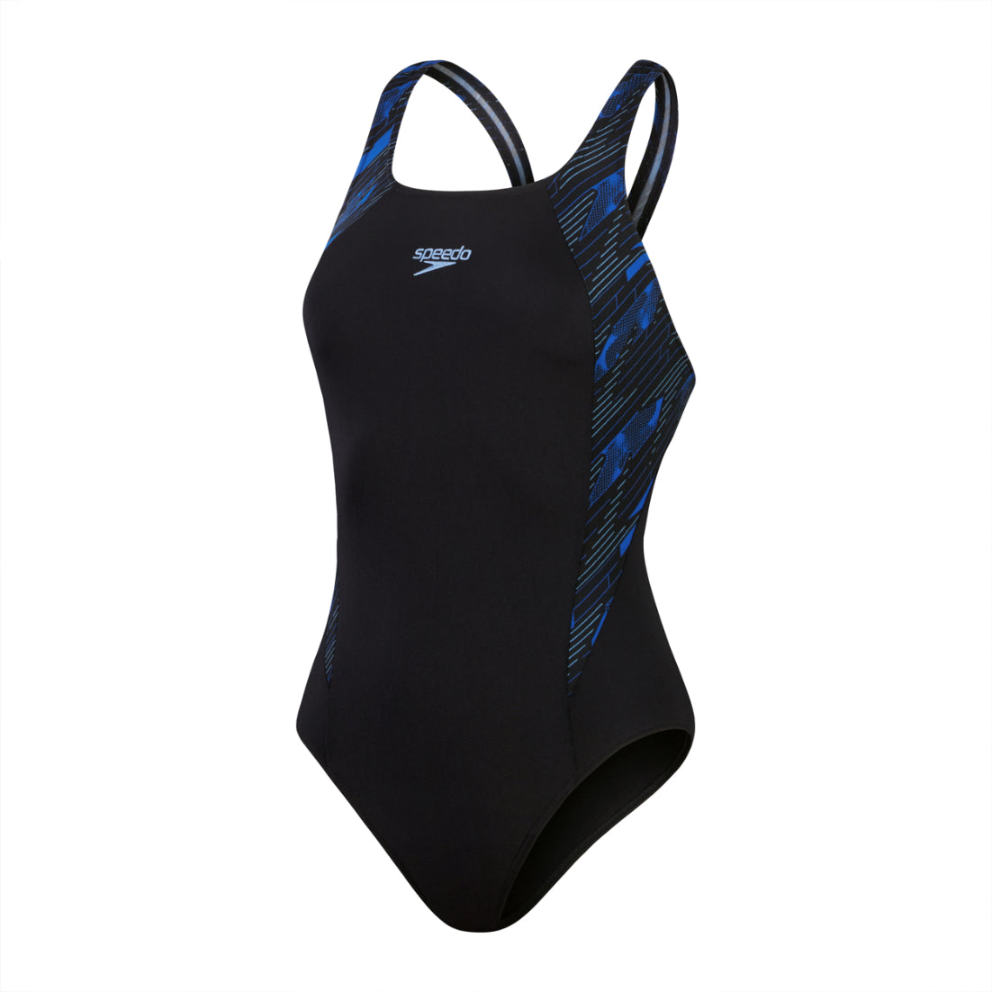 Speedo Hyperboom Splice Swimsuit - Black/Pink - 30"