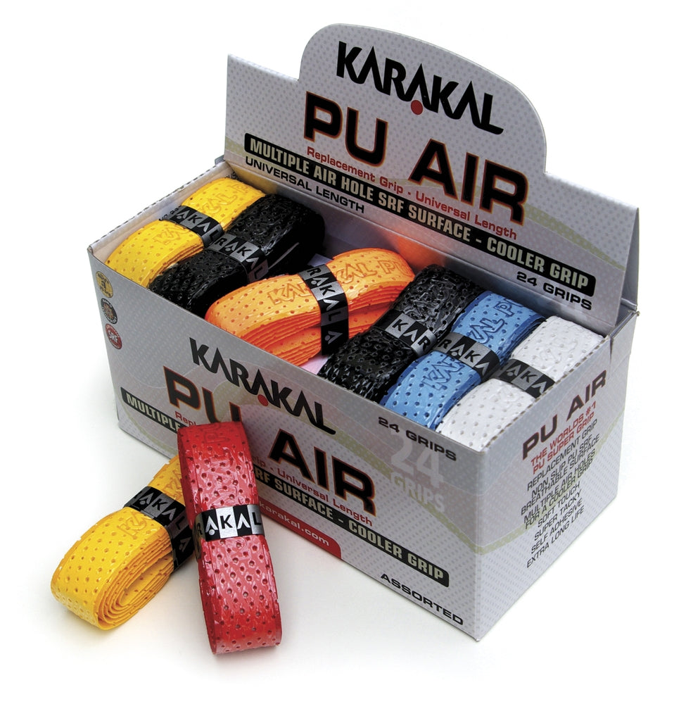 Karakal Coloured PU Super Air Grip (Pack of 24) - Assorted