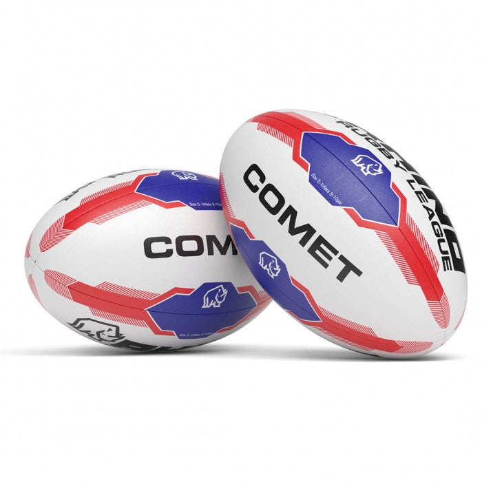 Rhino Rugby League Ball Comet XIII - White