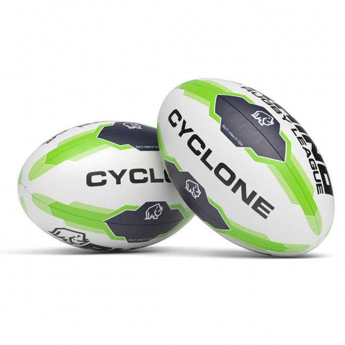 Rhino Rugby Cyclone XIII League Ball - White