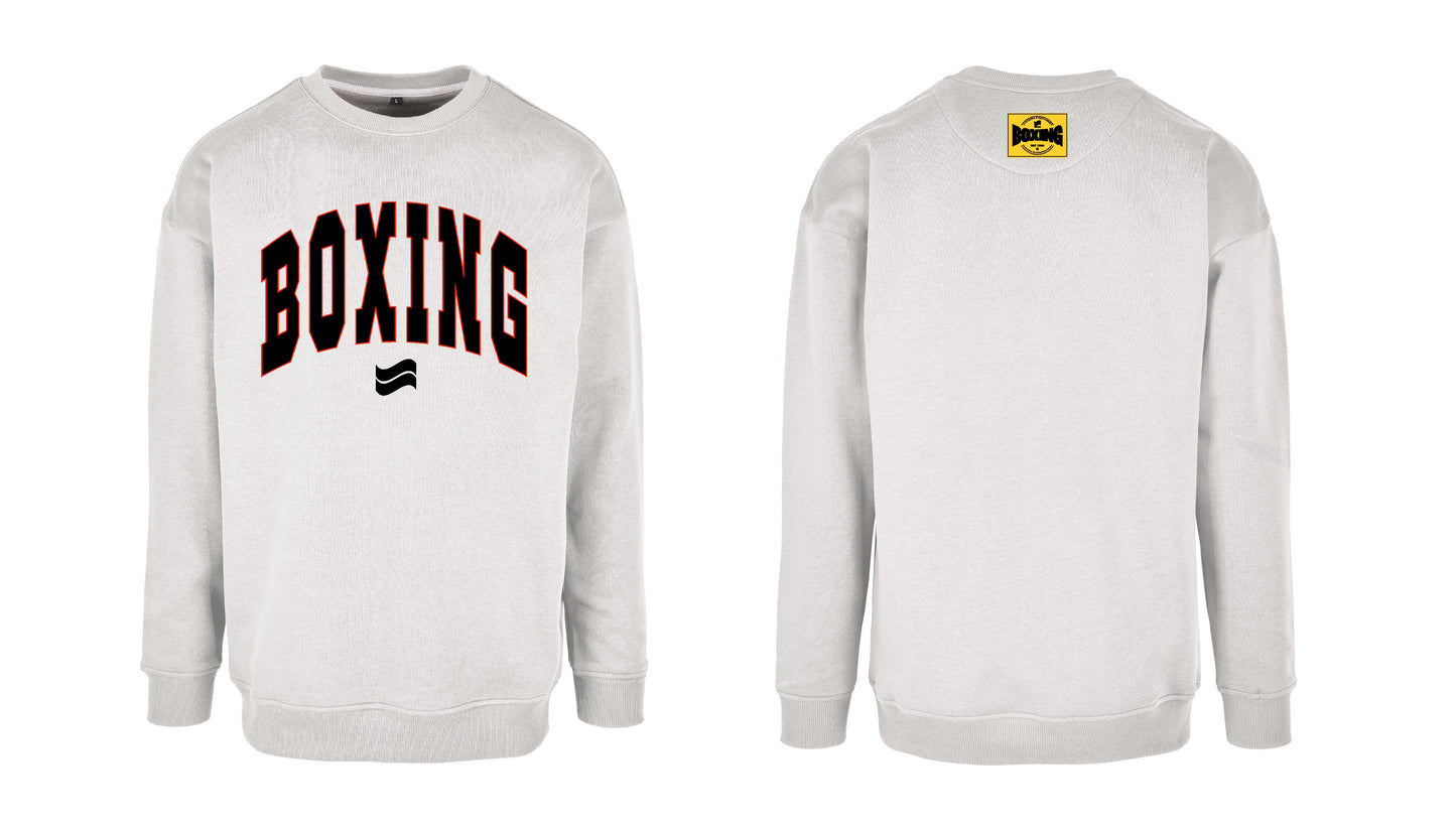 Seer Boxing Crew Neck Sweat Shirt - Grey