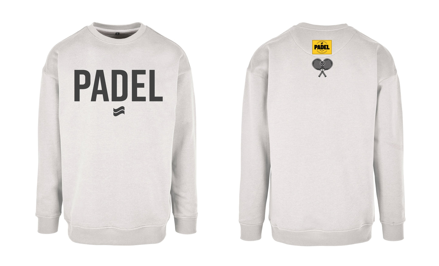 Seer Padel Crew Neck Sweat Shirt - Grey