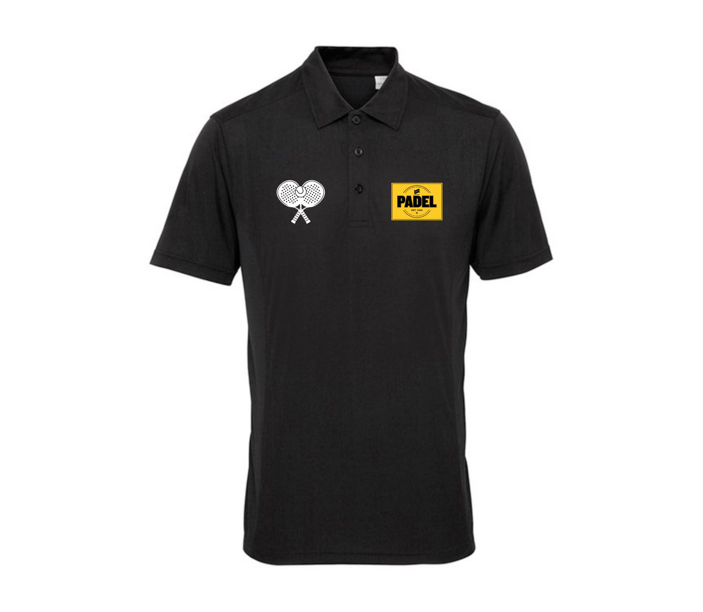 Seer S-Dri Padel Polo Shirt - Black