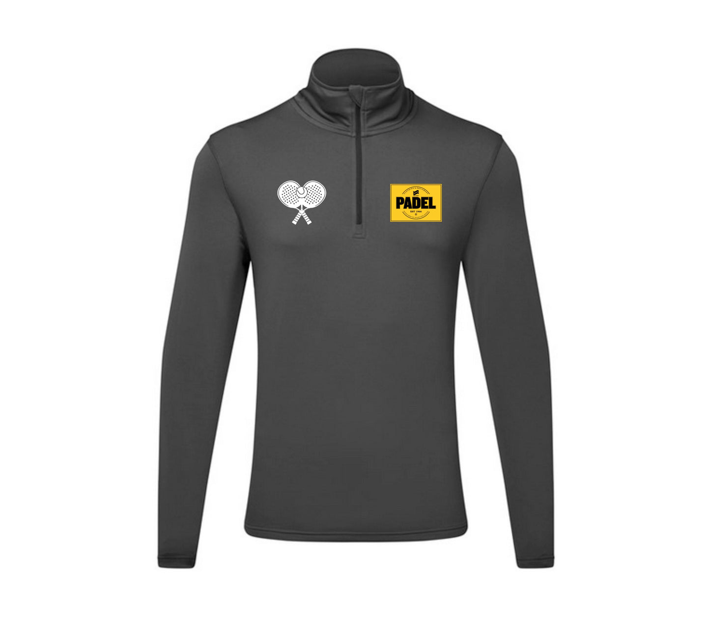 Seer S-Dri Padel 1/4 Zip Top - Charcoal
