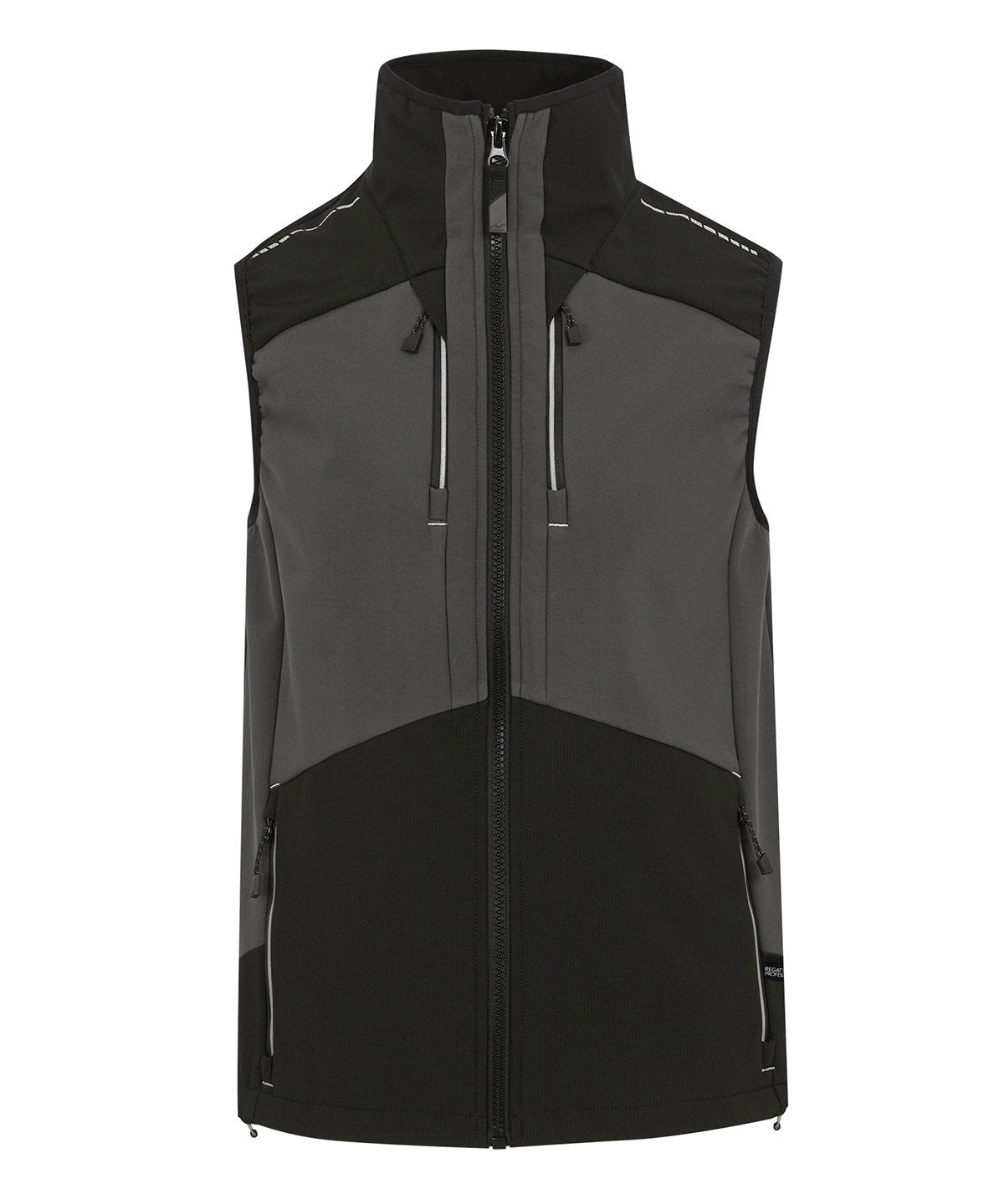 Regatta Professional RG631 4-Tex stretch 3-layer softshell bodywarmer Slate Grey/Black