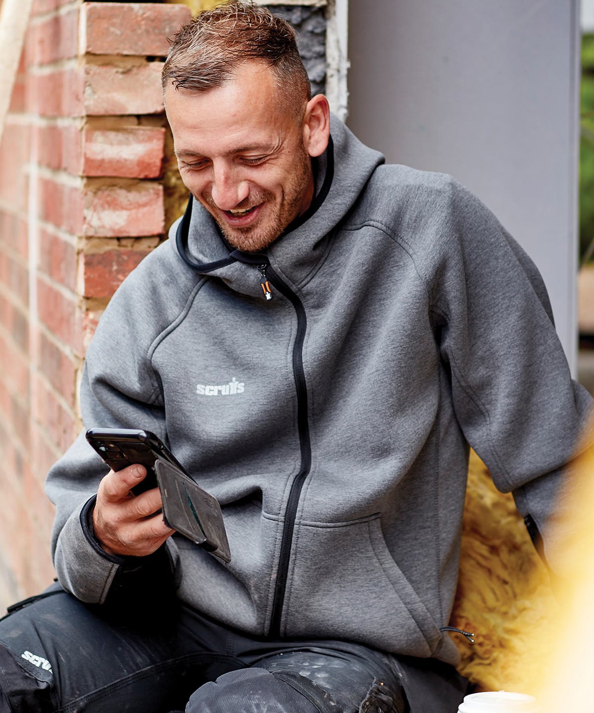 Scruffs SH021 Trade air-layer hoodie - Charcoal