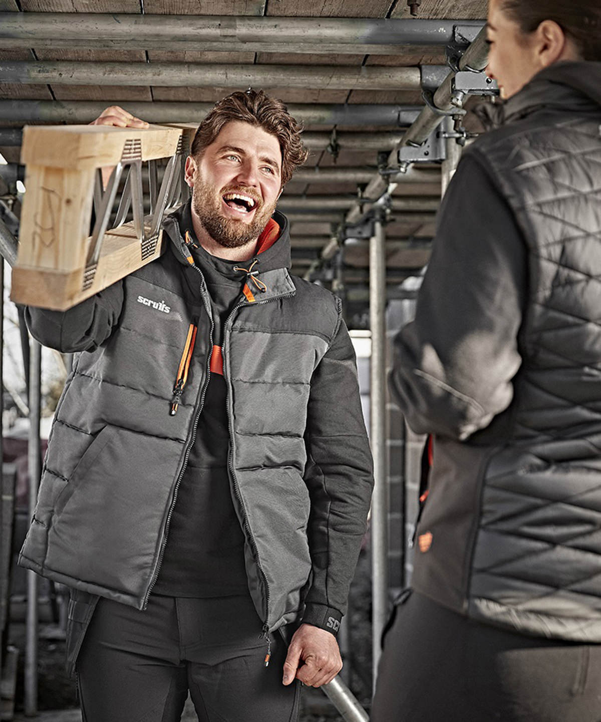 Scruffs SH050 Worker bodywarmer - Charcoal