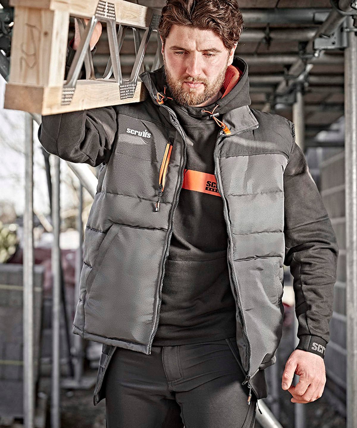 Scruffs SH050 Worker bodywarmer - Charcoal