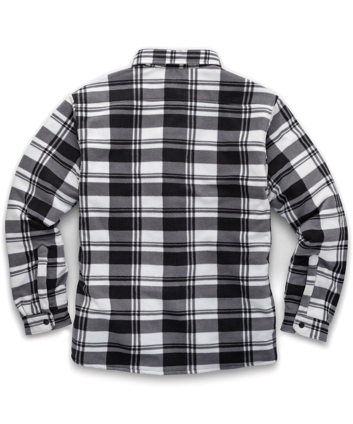 Scruffs SH053 Worker padded checked shirt - Black/White