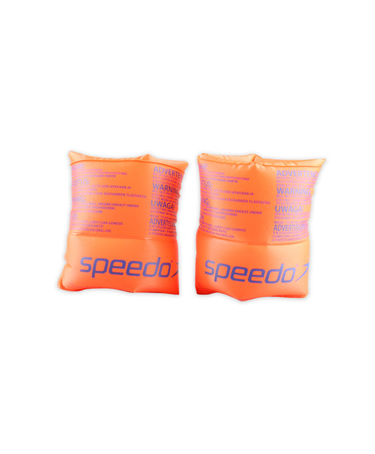 Speedo Rollup Junior Armbands - Orange - 2-12 Years