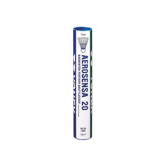 Yonex Aerosensa 20 Shuttles (Tube of 12) - White