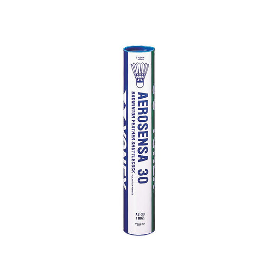 Yonex Aerosensa 30 Shuttles (Tube of 12) - White