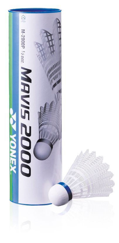 Yonex Mavis 2000 Shuttles (Tube of 6) - White