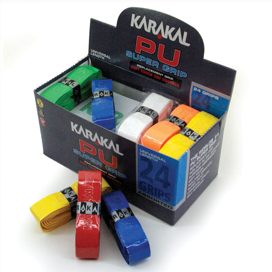 Karakal Coloured PU Super Grip (Pack of 24) - Assorted