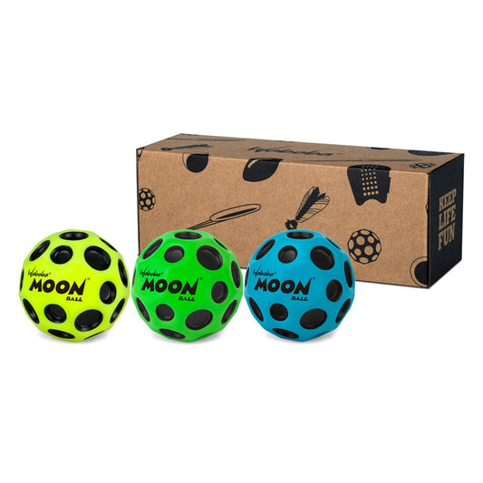 Waboba Moon Balls Pack of 3 - Ball Size 63mm - Assorted