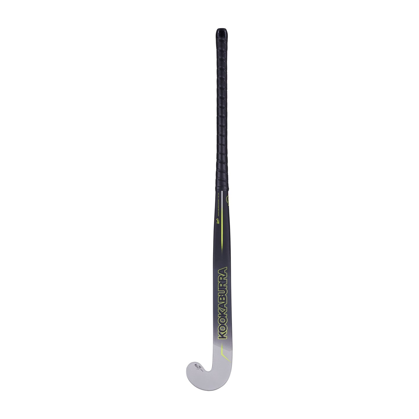 Kookaburra Phyton L-Bow Hockey Stick - Black/Grey/Lime