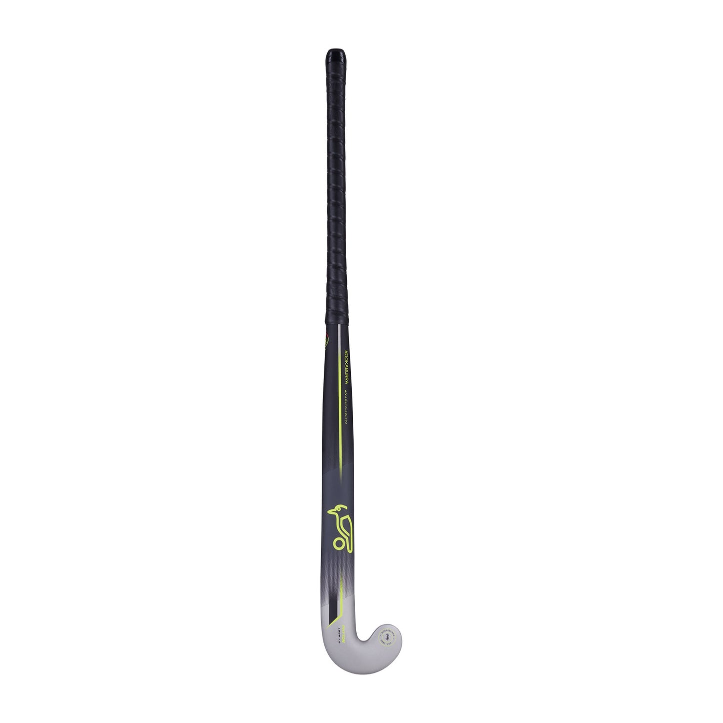 Kookaburra Phyton L-Bow Hockey Stick - Black/Grey/Lime