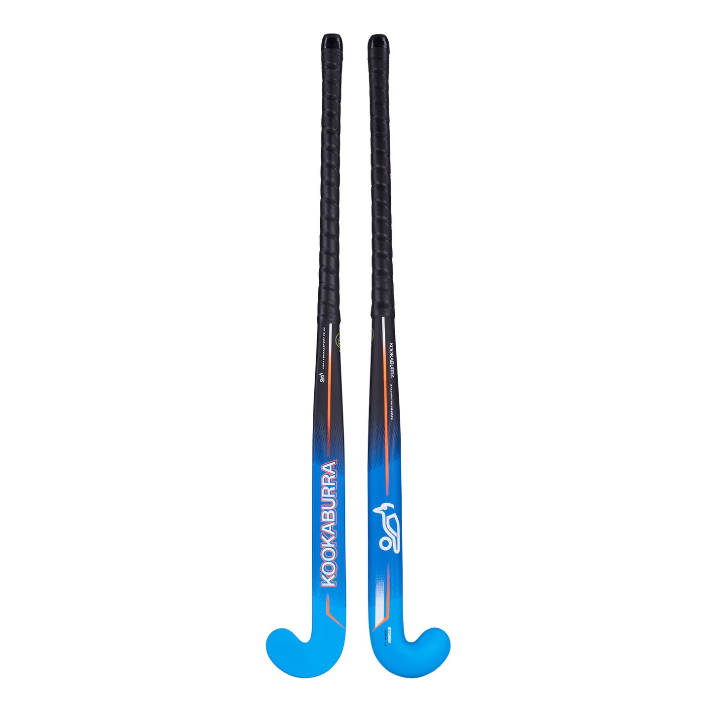 Kookaburra Storm M-Bow Hockey Stick - Blue/Black/Orange