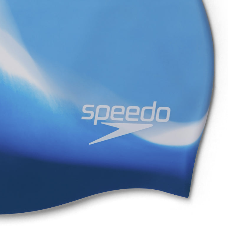 Speedo Multi Colour Silicone Cap - Blue/Purple