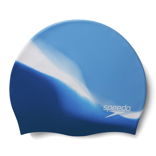 Speedo Multi Colour Silicone Cap - Blue/Purple
