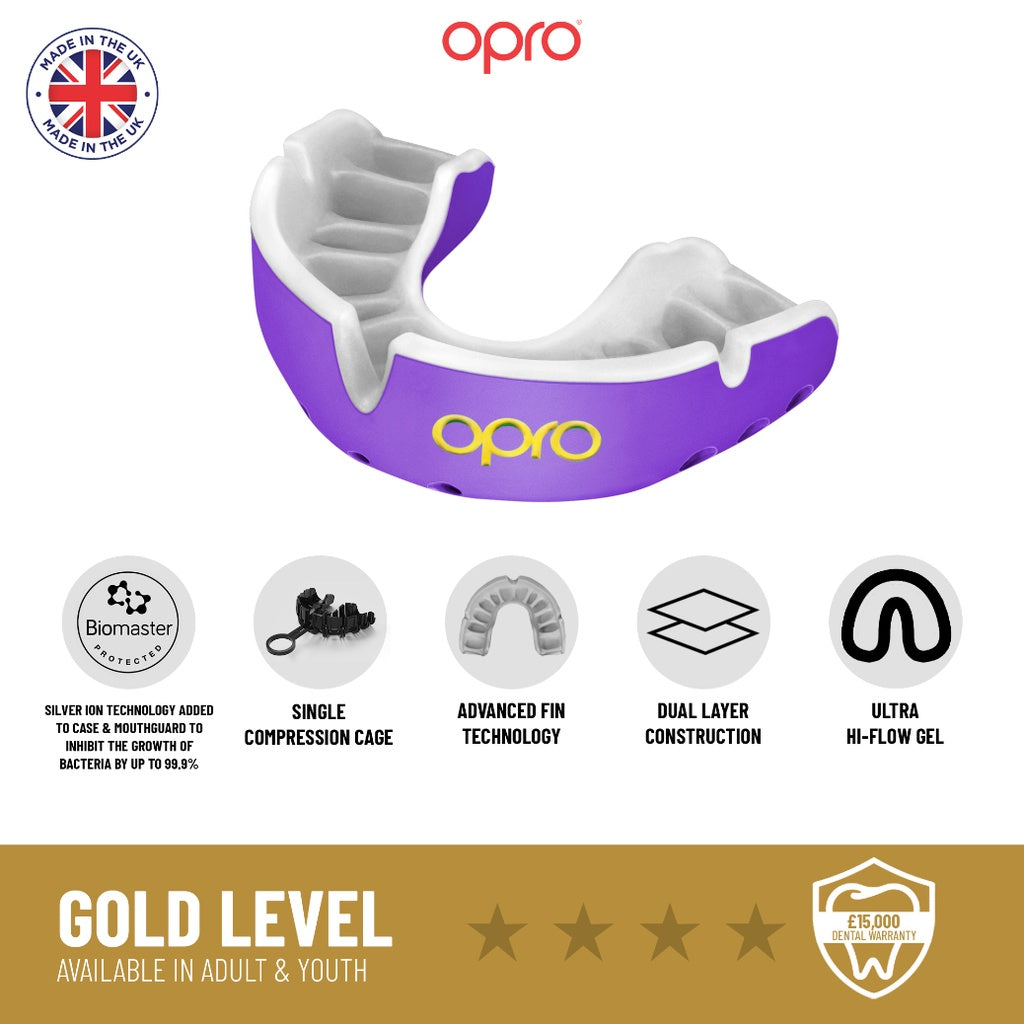 OPRO Self-Fit GEN5 Gold Mouthguard