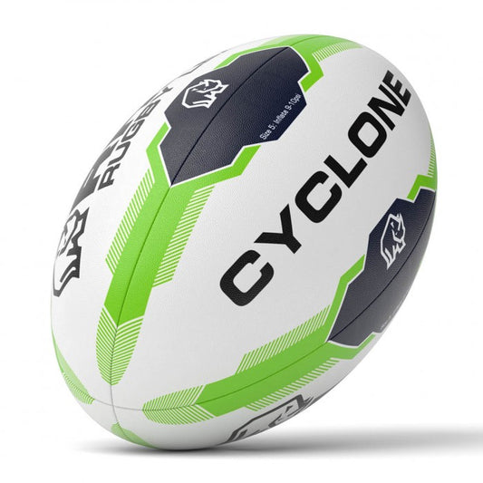 Rhino Rugby Cyclone XIII League Ball - White