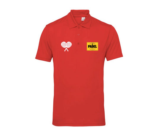 Seer S-Dri Padel Polo Shirt - Red