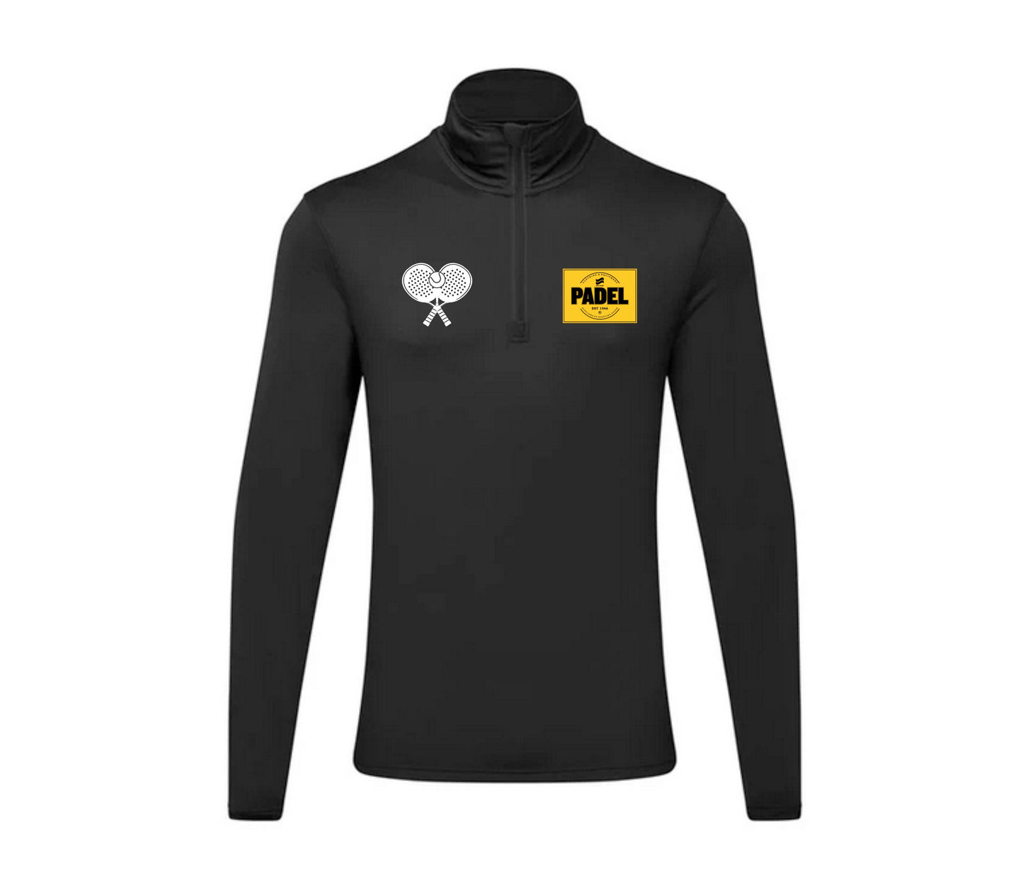 Seer S-Dri Padel 1/4 Zip Top - Black