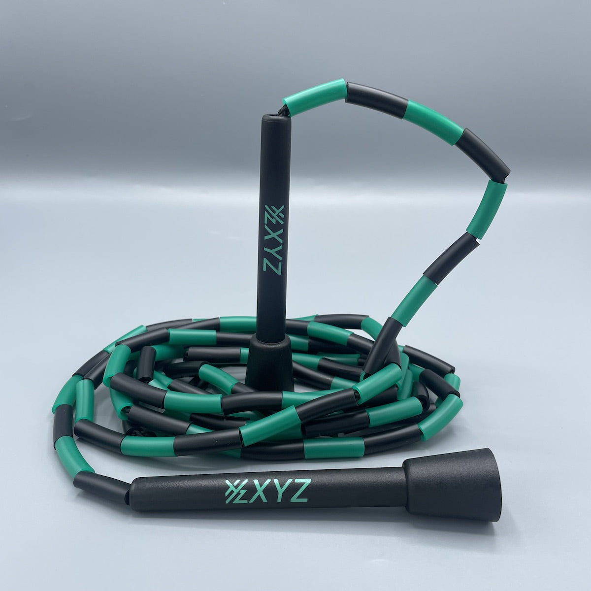 XYZ X6 React Soft Beaded Jump Rope - Black/Green