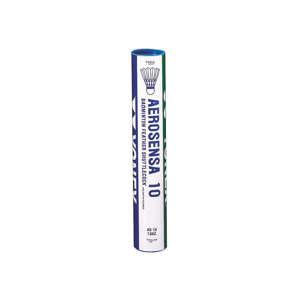 Yonex Aerosensa 10 Shuttles (Tube of 12) - White