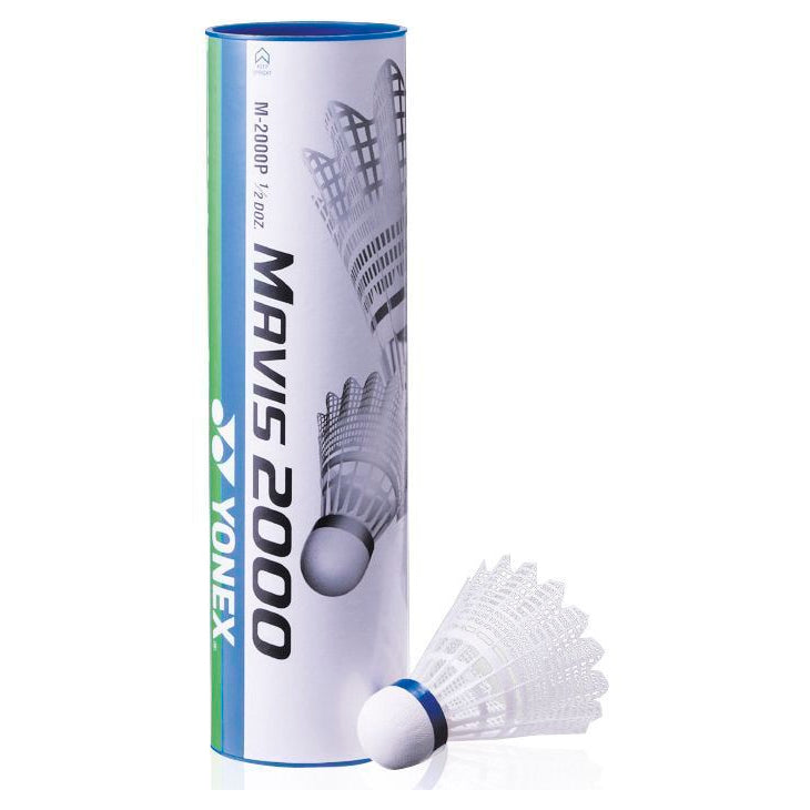 Yonex Mavis 2000 Shuttles (Tube of 6) - White
