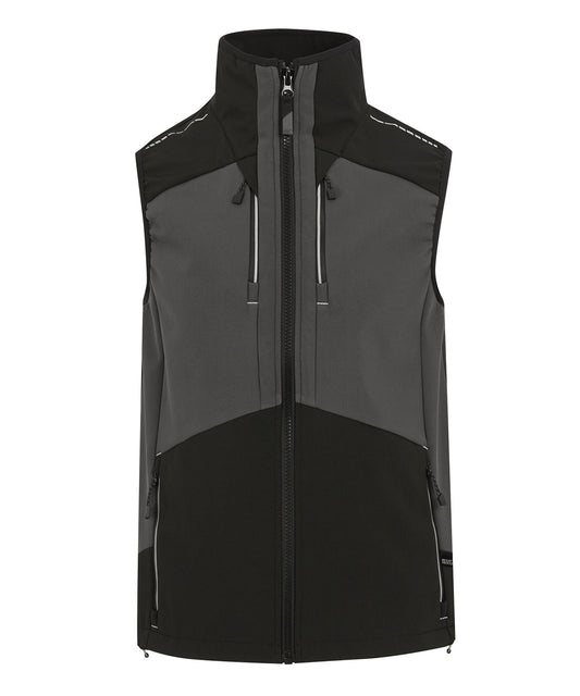 Regatta Professional RG631 4-Tex stretch 3-layer softshell bodywarmer Slate Grey/Black