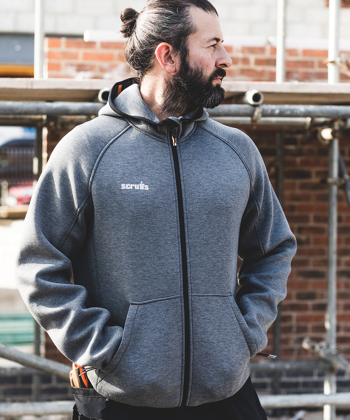 Scruffs SH021 Trade air-layer hoodie - Charcoal