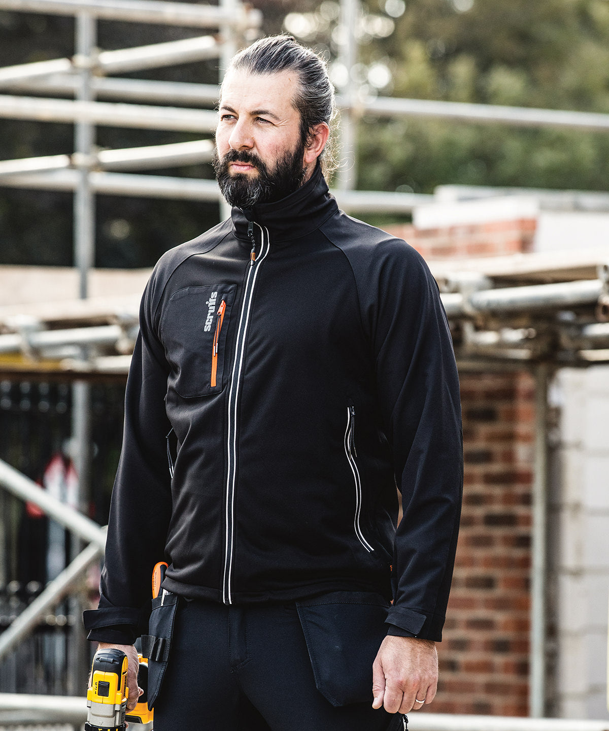 Scruffs SH026 Trade Flex softshell jacket - Black