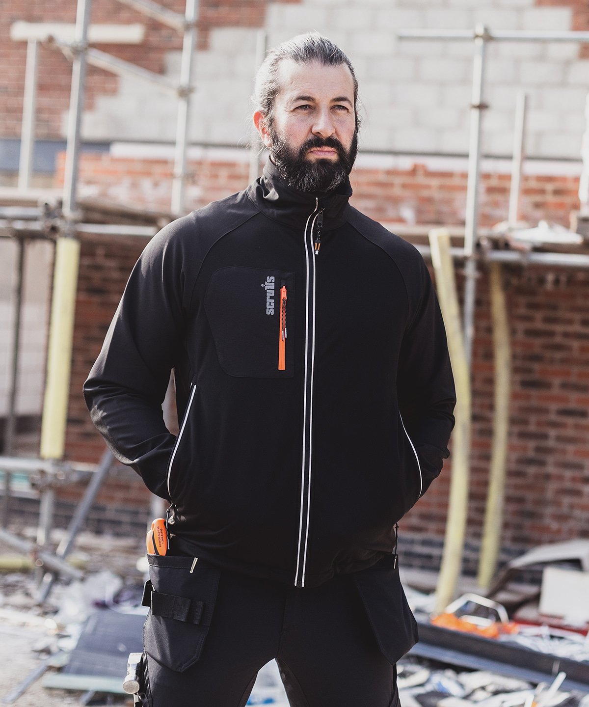 Scruffs SH026 Trade Flex softshell jacket - Black