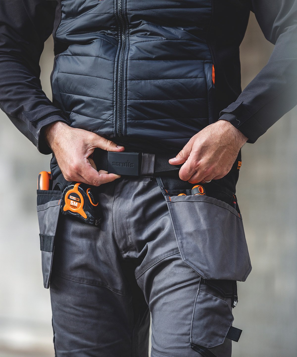 Scruffs SH031 Trade stretch belt - Black