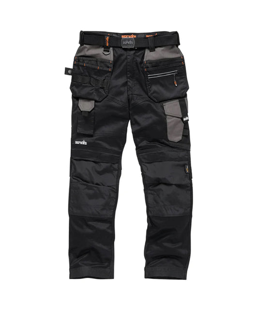 Scruffs SH072 Pro Flex Plus Holster Trousers - Black